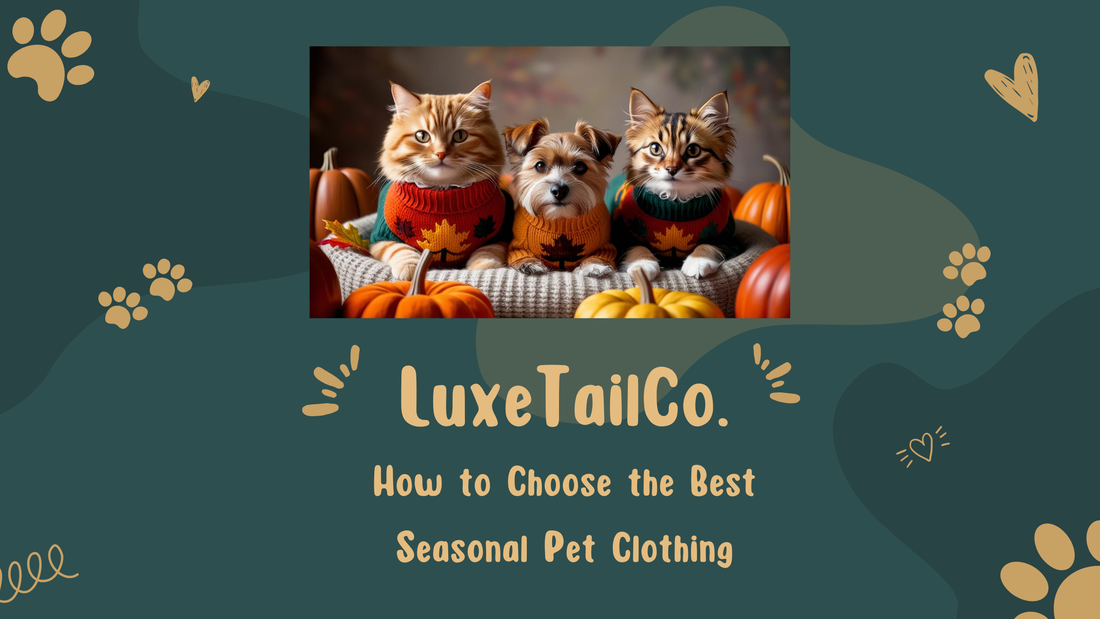 How to Choose the Best Seasonal Pet Clothing