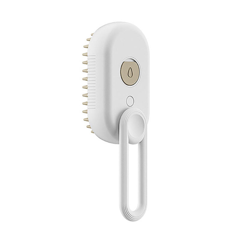3-in-1 Pet Grooming Brush – Steam, De-shedding & Massage